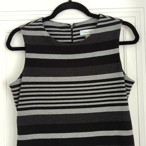 Calvin Klein striped dress size 8